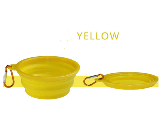 Portable Folding TPE Silicone Pet Bowl for Dogs