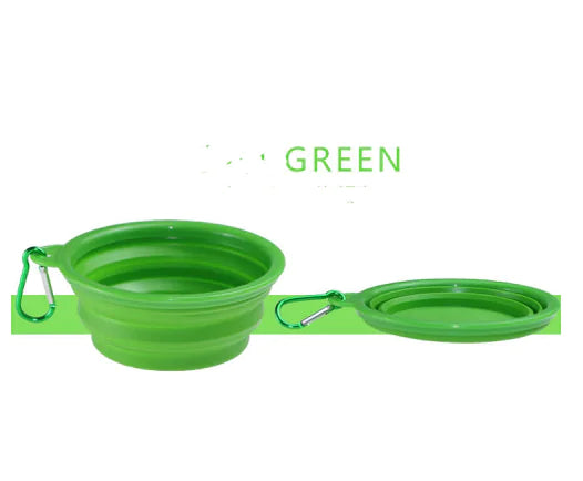 Portable Folding TPE Silicone Pet Bowl for Dogs