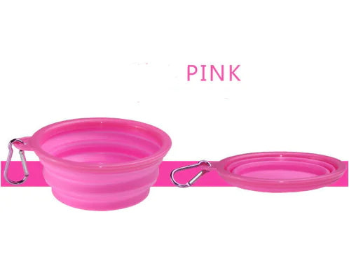 Portable Folding TPE Silicone Pet Bowl for Dogs